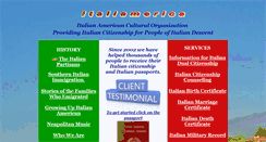 Desktop Screenshot of italiamerica.org